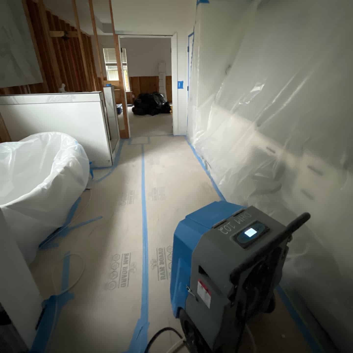 how long does drying take after water damage