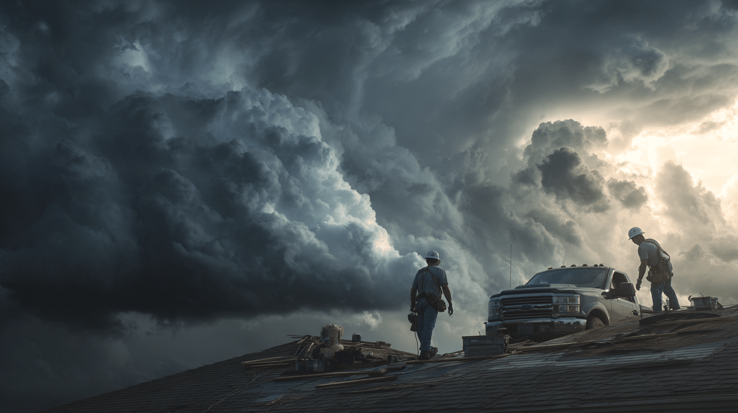 storm damage roof repair in northwest arkansas